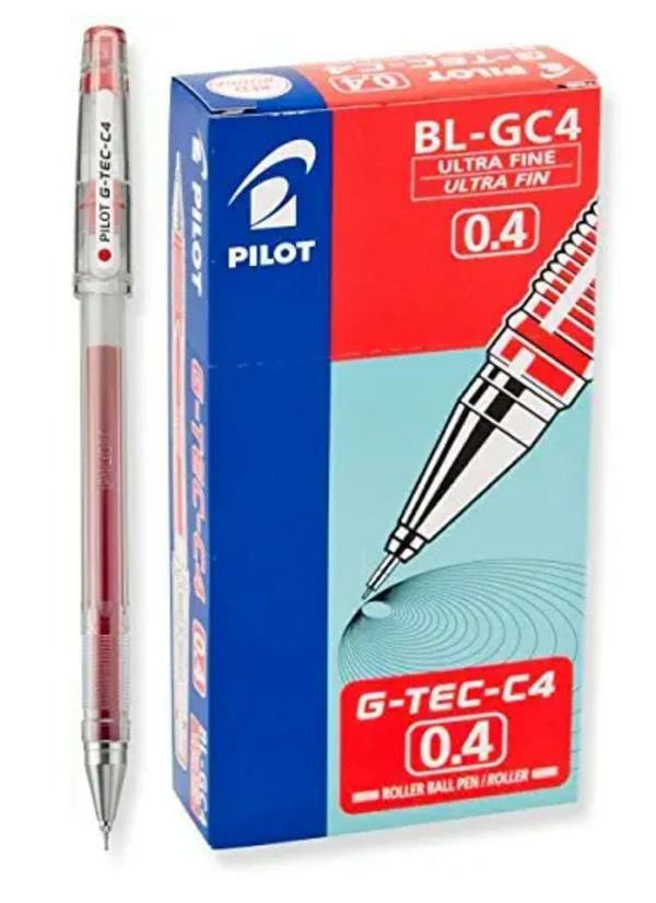 עט פיילוט 0.4 12 יח' אדום