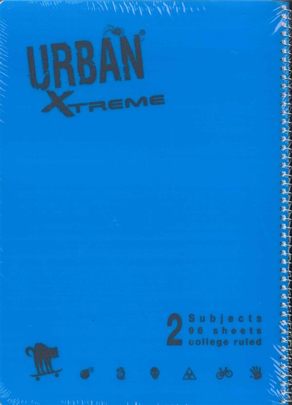 מארז 5 מחברות 2 נושאים URBAN A4 משובץ