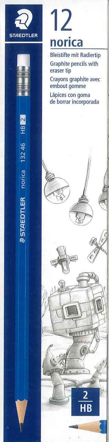 סט 12 עפרונות שטדלר עם מחק Staedtler